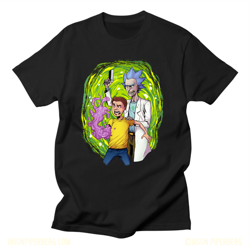 rick and morty t shirt spencer's