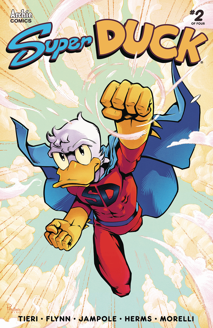 Super Duck Variant Cover  Jason Piperberg Illustration